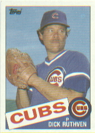 1985 Topps Baseball Cards      563     Dick Ruthven